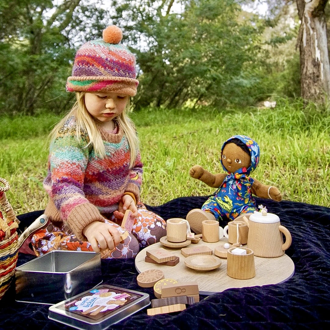Tea ☕ parties lift our mood in the winter time outside!