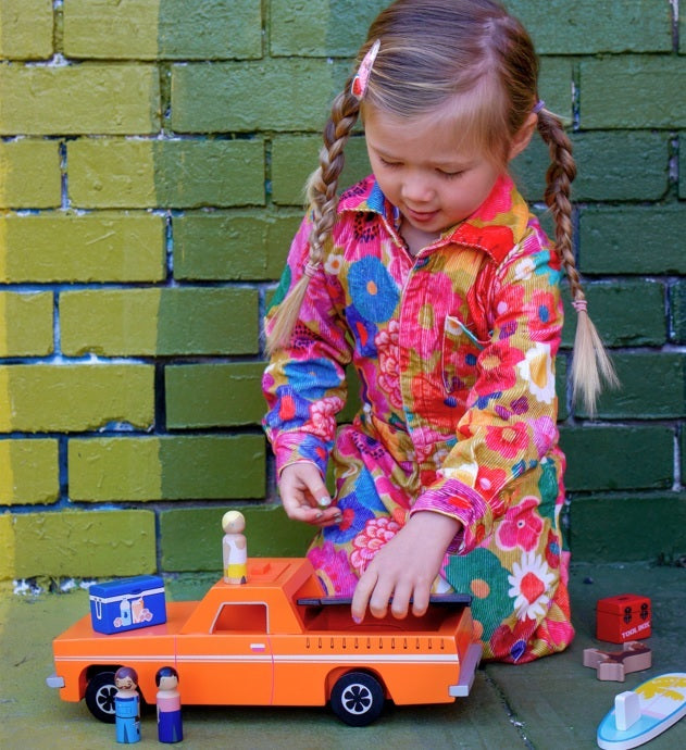 Open-ended imaginative play with our Iconic Wooden Ute