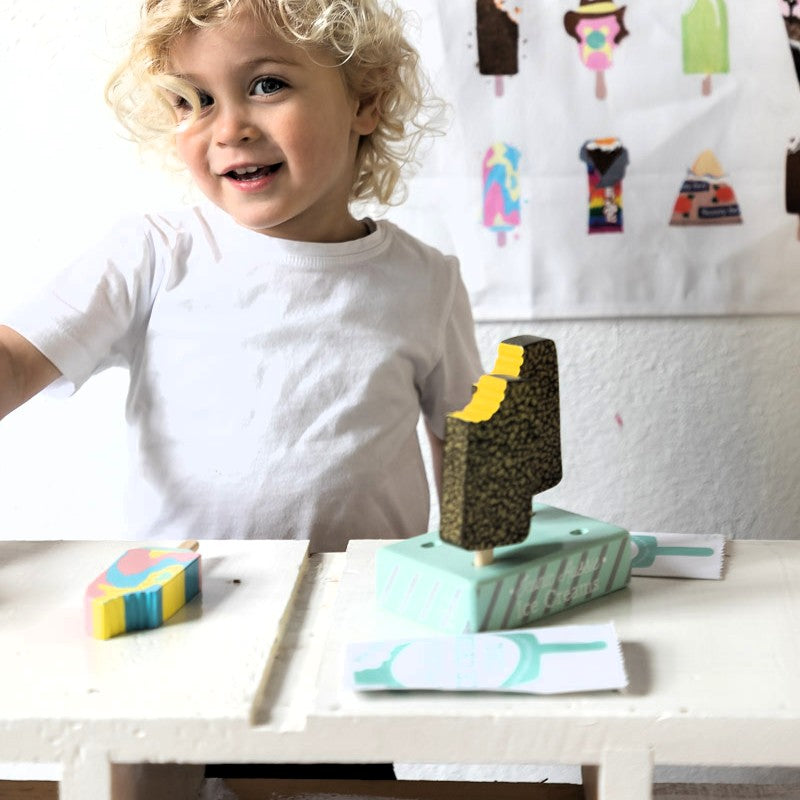 PAPER TOY - ICONIC AUSTRALIAN ICE CREAM PAPER BAG SPARE PARTS