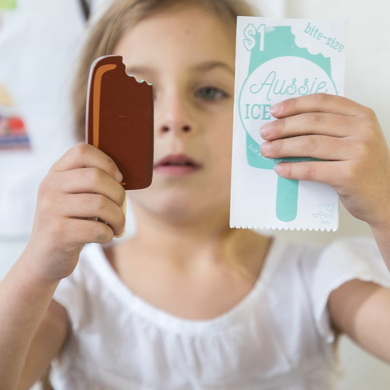 PAPER TOY - ICONIC AUSTRALIAN ICE CREAM PAPER BAG SPARE PARTS