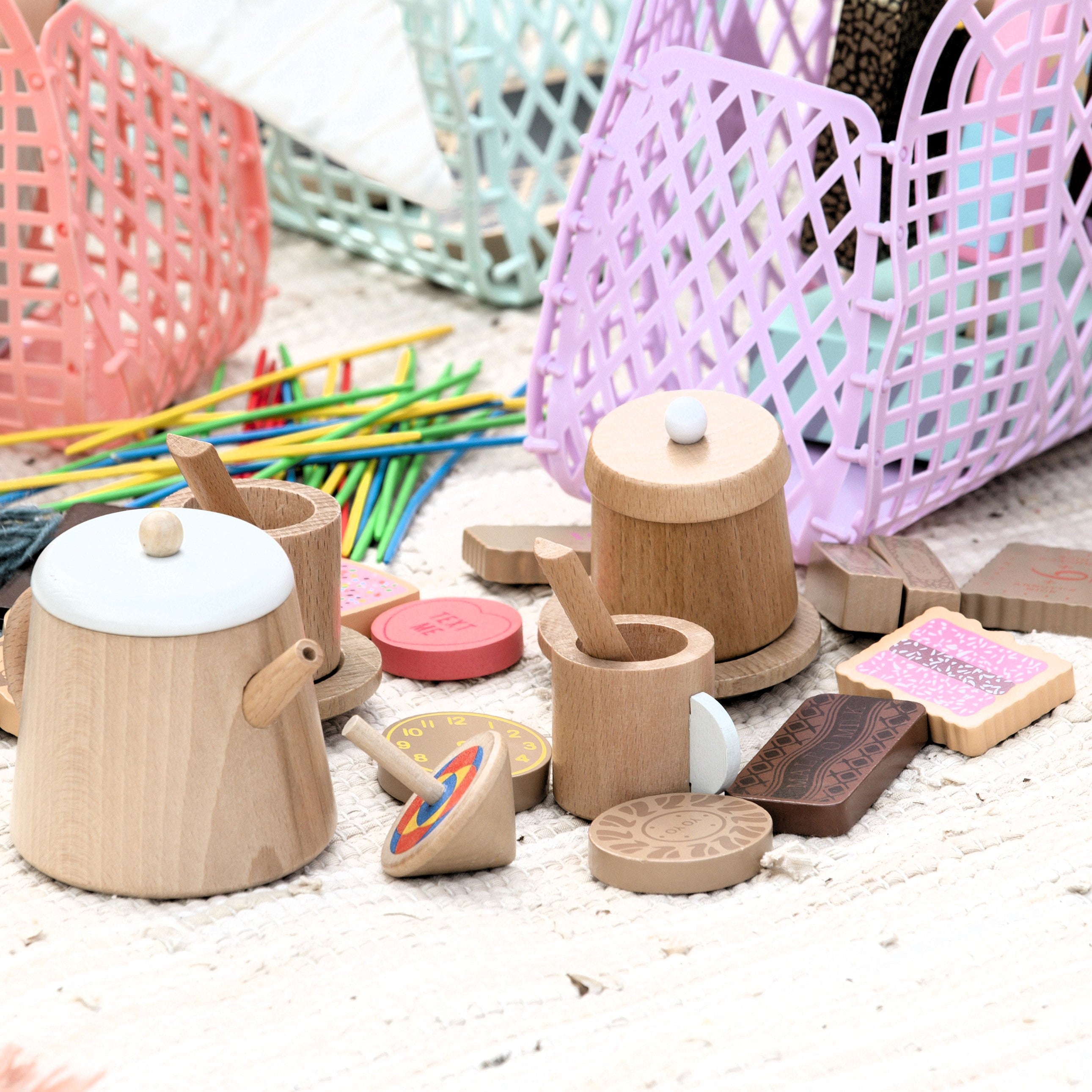 WOODEN TOY - ICONIC TEA SET MILK JUG SPARE PARTS