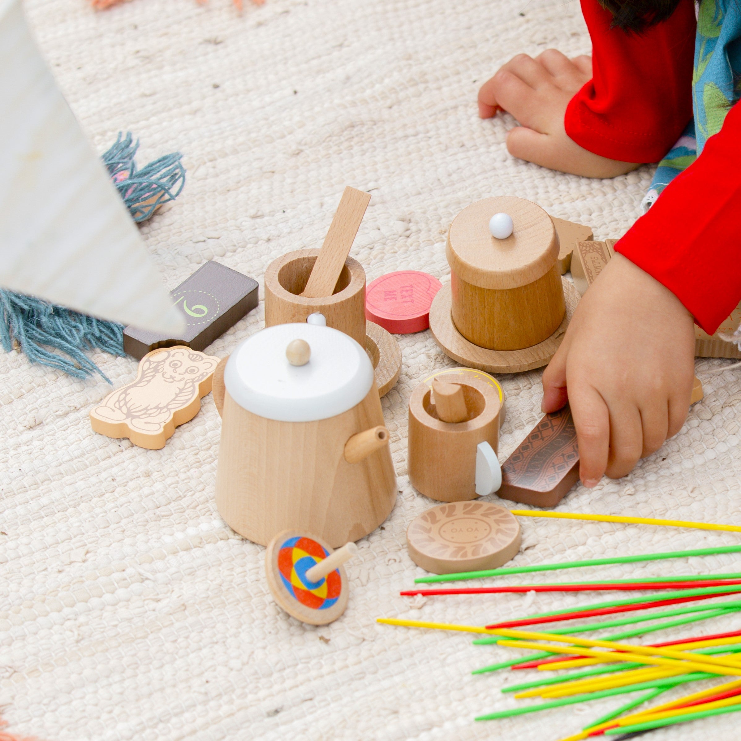 WOODEN TOY - ICONIC TEA SET MILK JUG SPARE PARTS