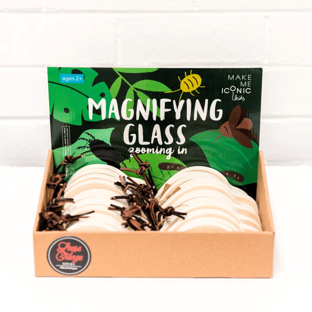 WOODEN TOY - LOOSE CHANGE LEAF MAGNIFY GLASS