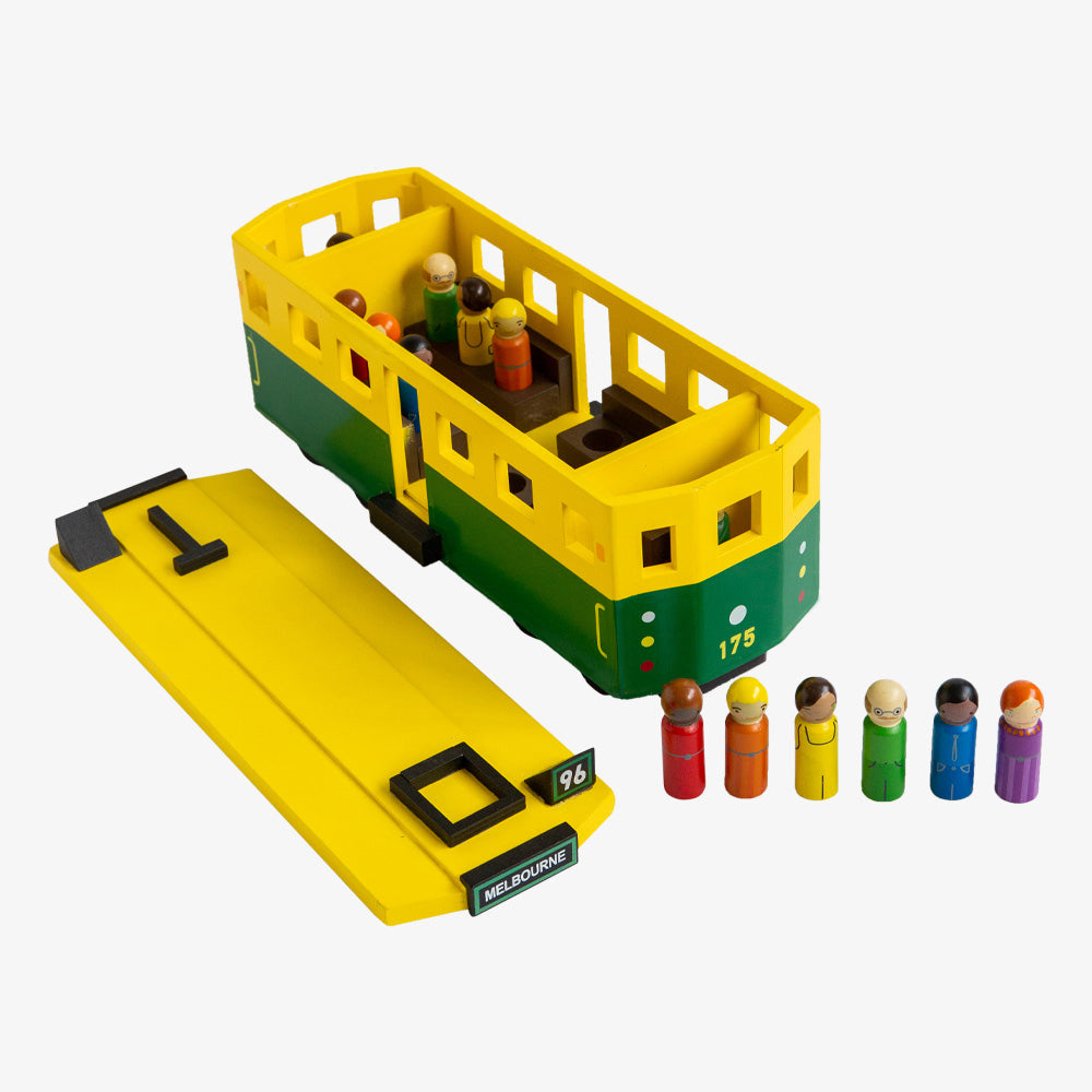 WOODEN TOY - ICONIC EXTRA PEOPLE SET OF 14