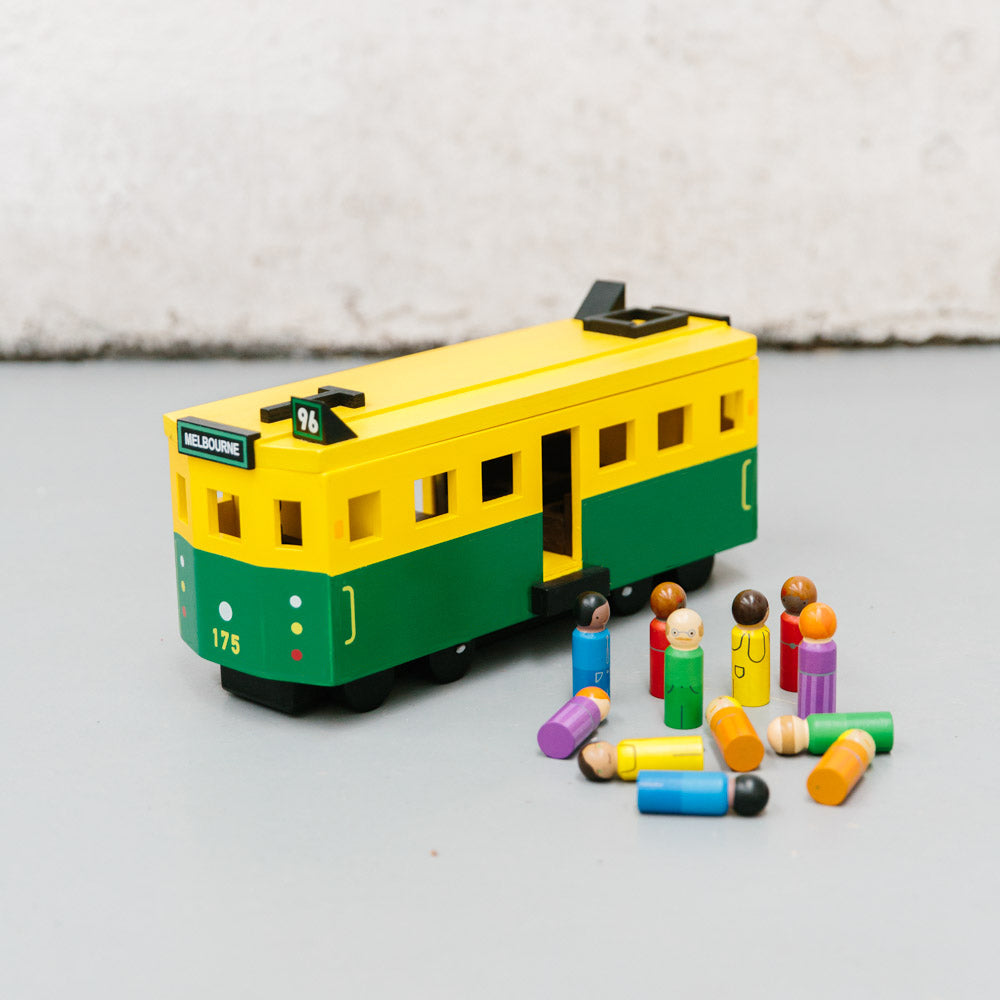 WOODEN TOY - ICONIC EXTRA PEOPLE SET OF 14