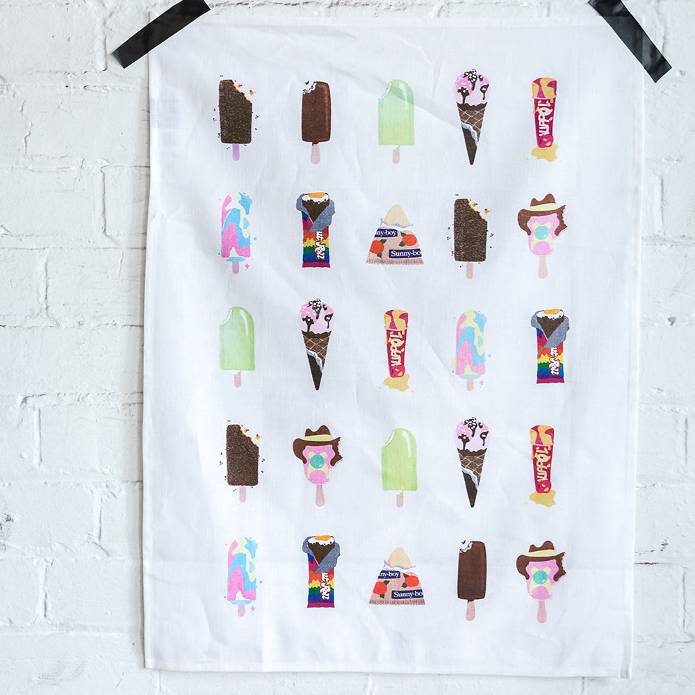 Melbourne Australian gifts souvenirs tea towel ice cream melt