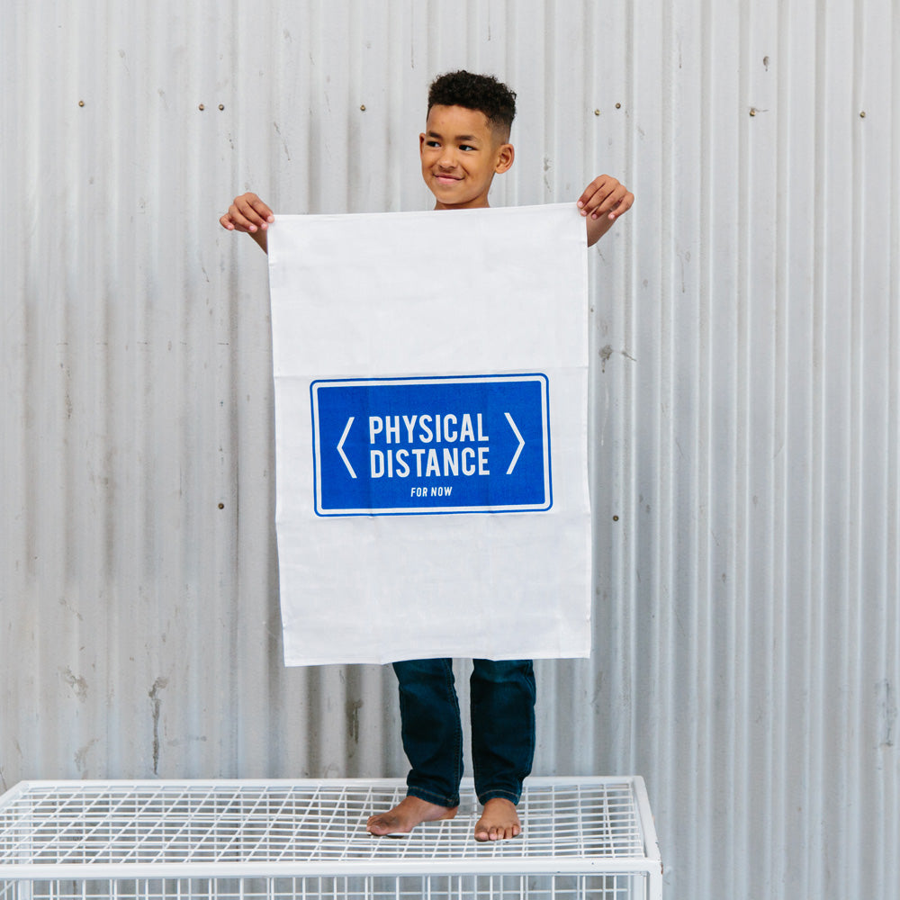 ICONIC TEA TOWEL - PHYSICAL DISTANCE