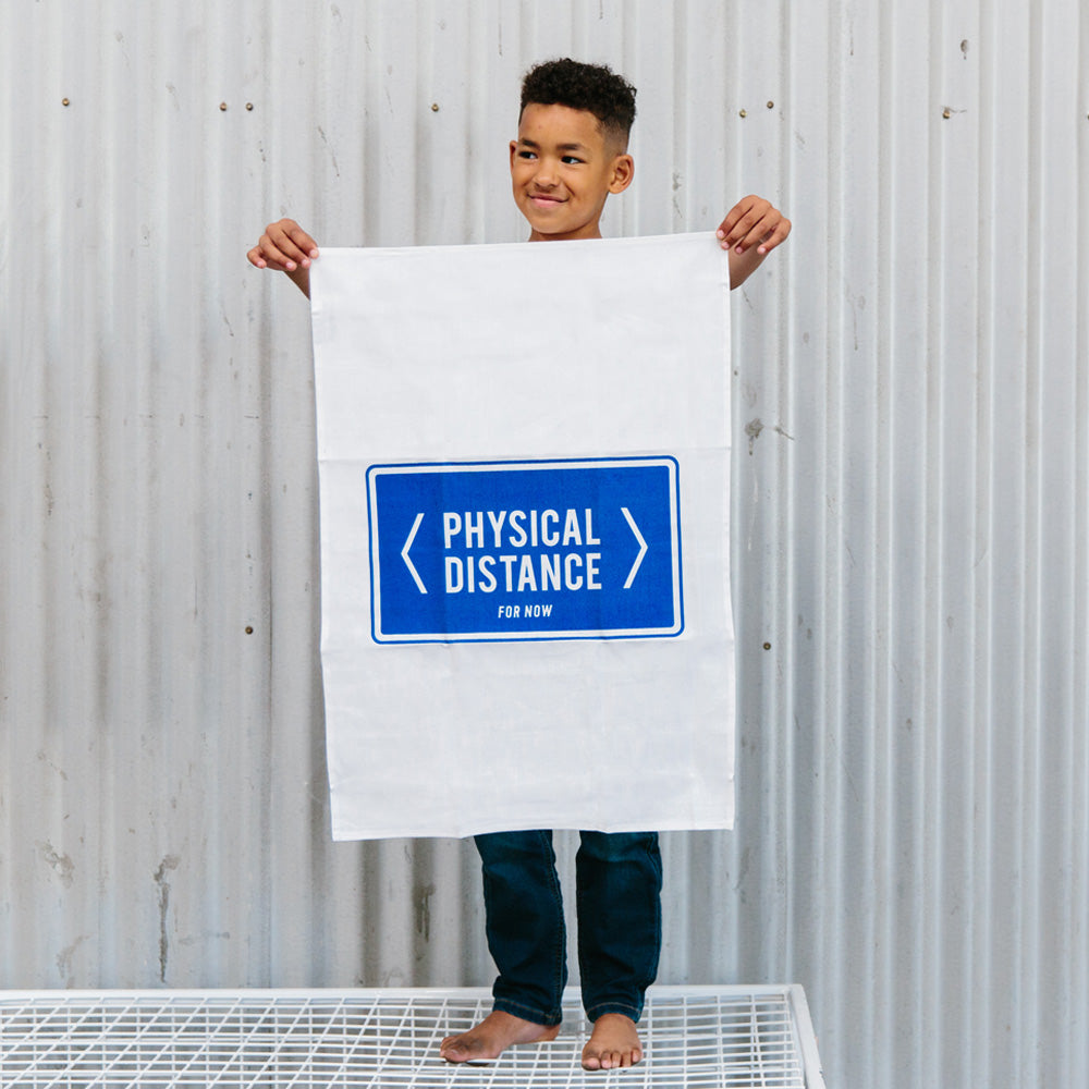 ICONIC TEA TOWEL - PHYSICAL DISTANCE