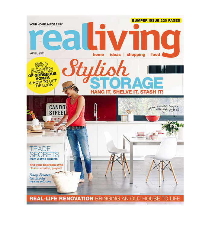 When we were on the Cover of Real Living Magazine