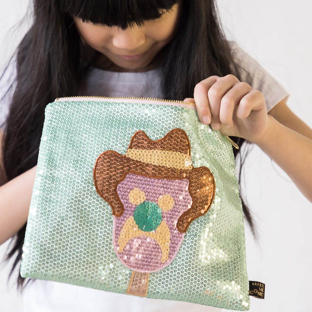 Pencil cases for school, pens and small essentials. Compact, practical and easy to find in any bag. Keeps kids organised in a fun, stylish way.