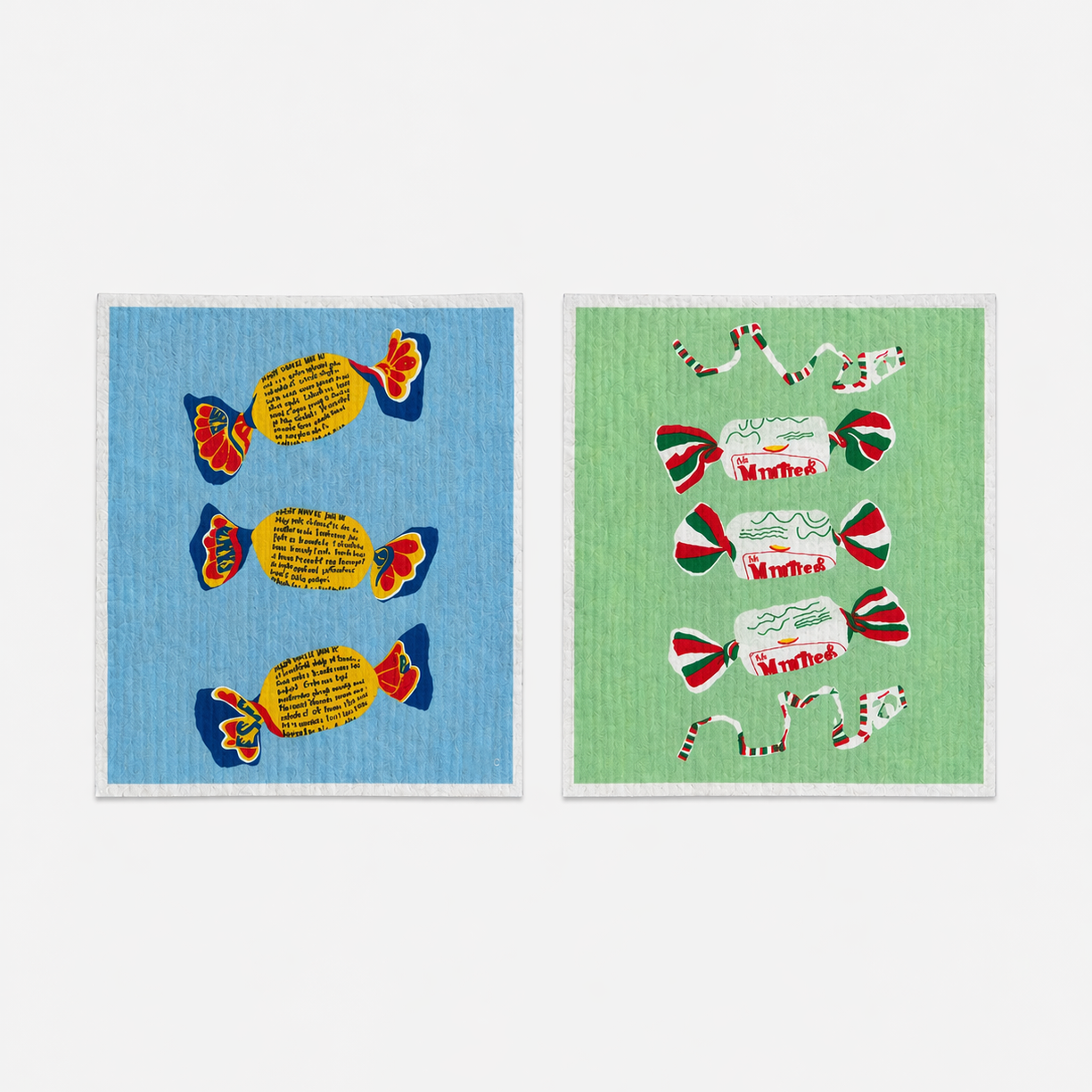 DISH CLOTH SPONGE - ICONIC AUSTRALIAN LOLLIES