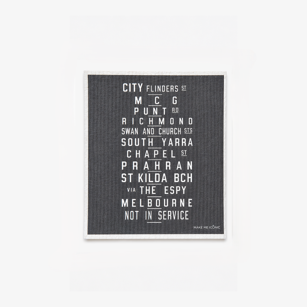 DISH CLOTH SPONGE - ICONIC MELBOURNE TRAM