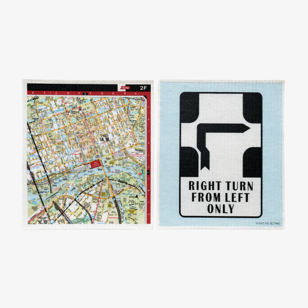 DISH CLOTH SPONGE - ICONIC MELBOURNE MELWAY
