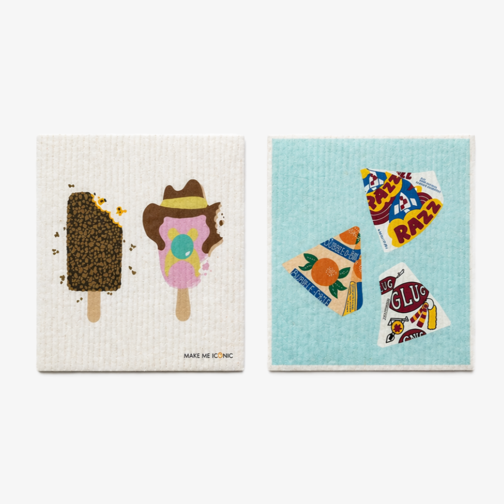 DISH CLOTH SPONGE - ICONIC AUSTRALIAN ICE CREAMS
