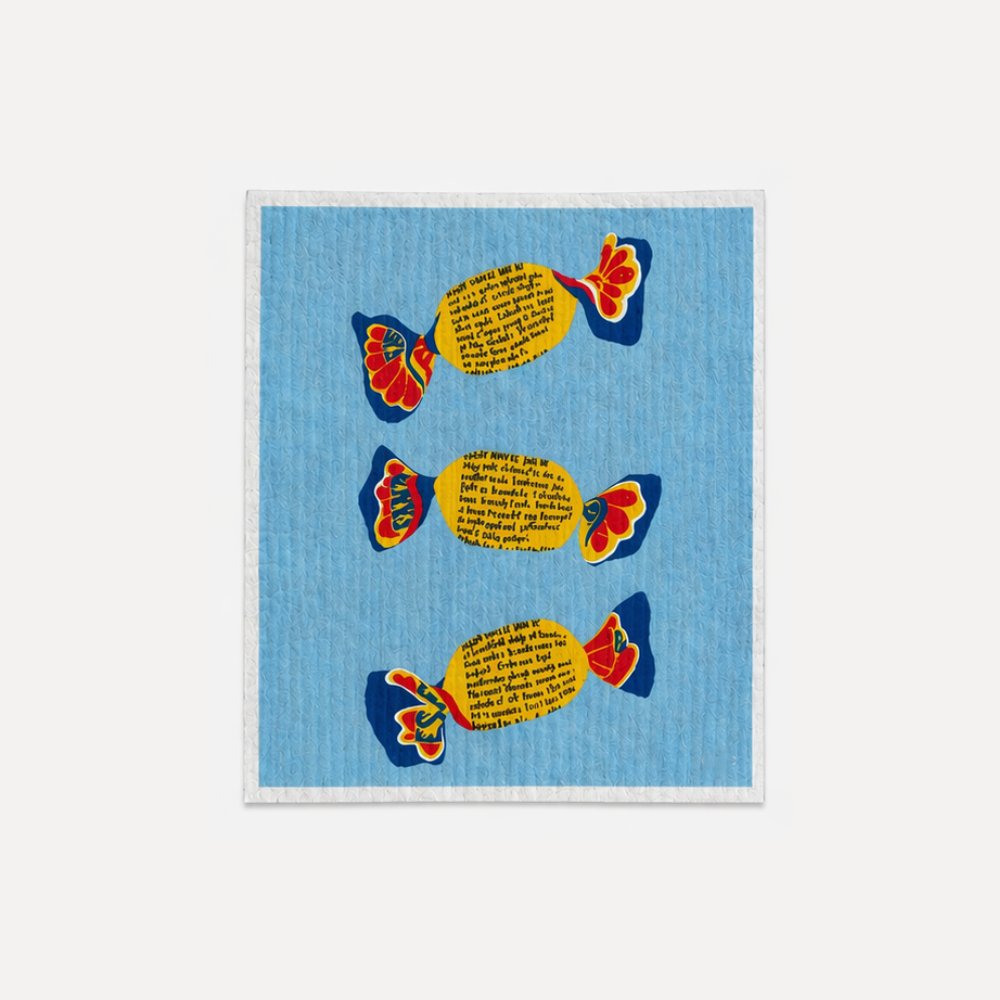DISH CLOTH SPONGE - ICONIC AUSTRALIAN LOLLIES