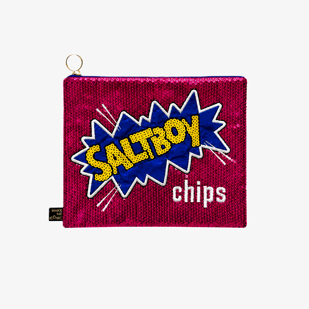 SEQUIN PENCIL CASE - ICONIC SAMBOY CHIPS