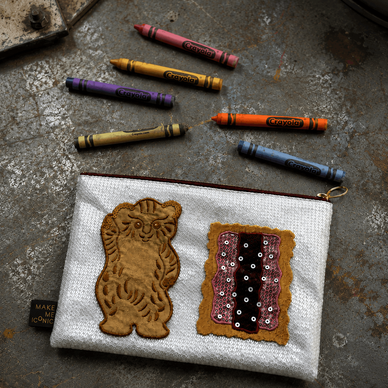 SEQUIN PENCIL CASE - ICONIC BICKIES