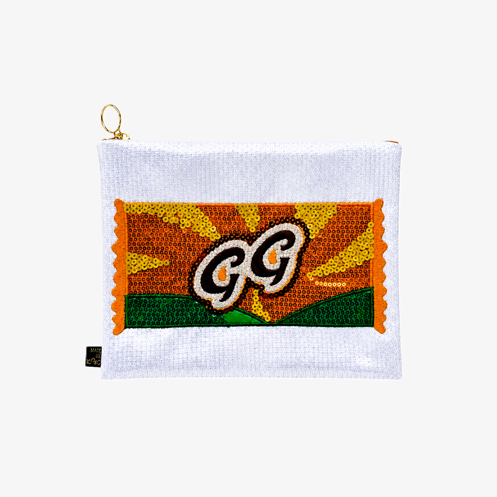 SEQUIN PENCIL CASE - ICONIC GOLDEN GAYTIME