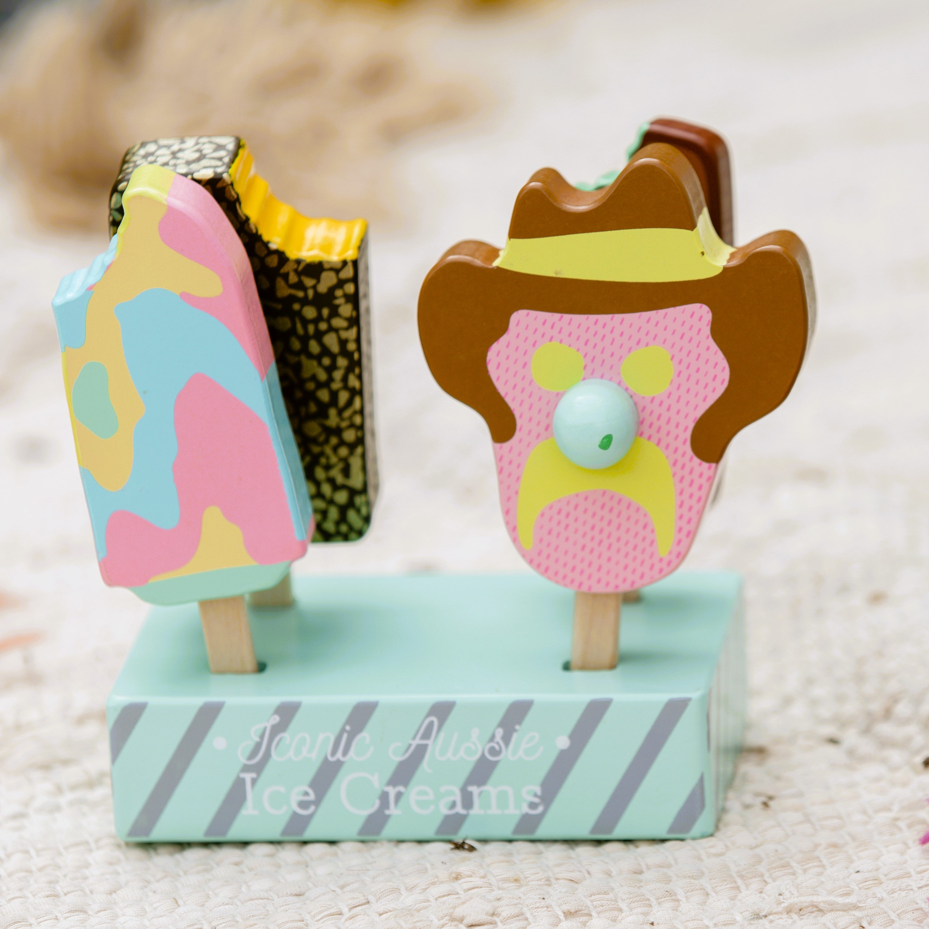 WOODEN TOY - ICONIC AUSTRALIAN ICE CREAMS SPARE PARTS