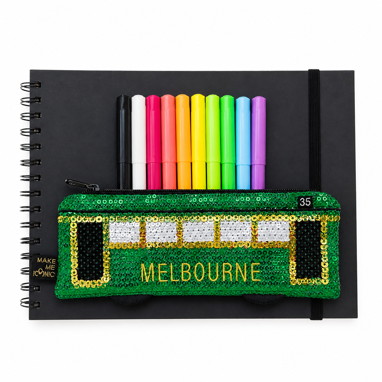SEQUIN POCKET PURSE - ICONIC TRAM
