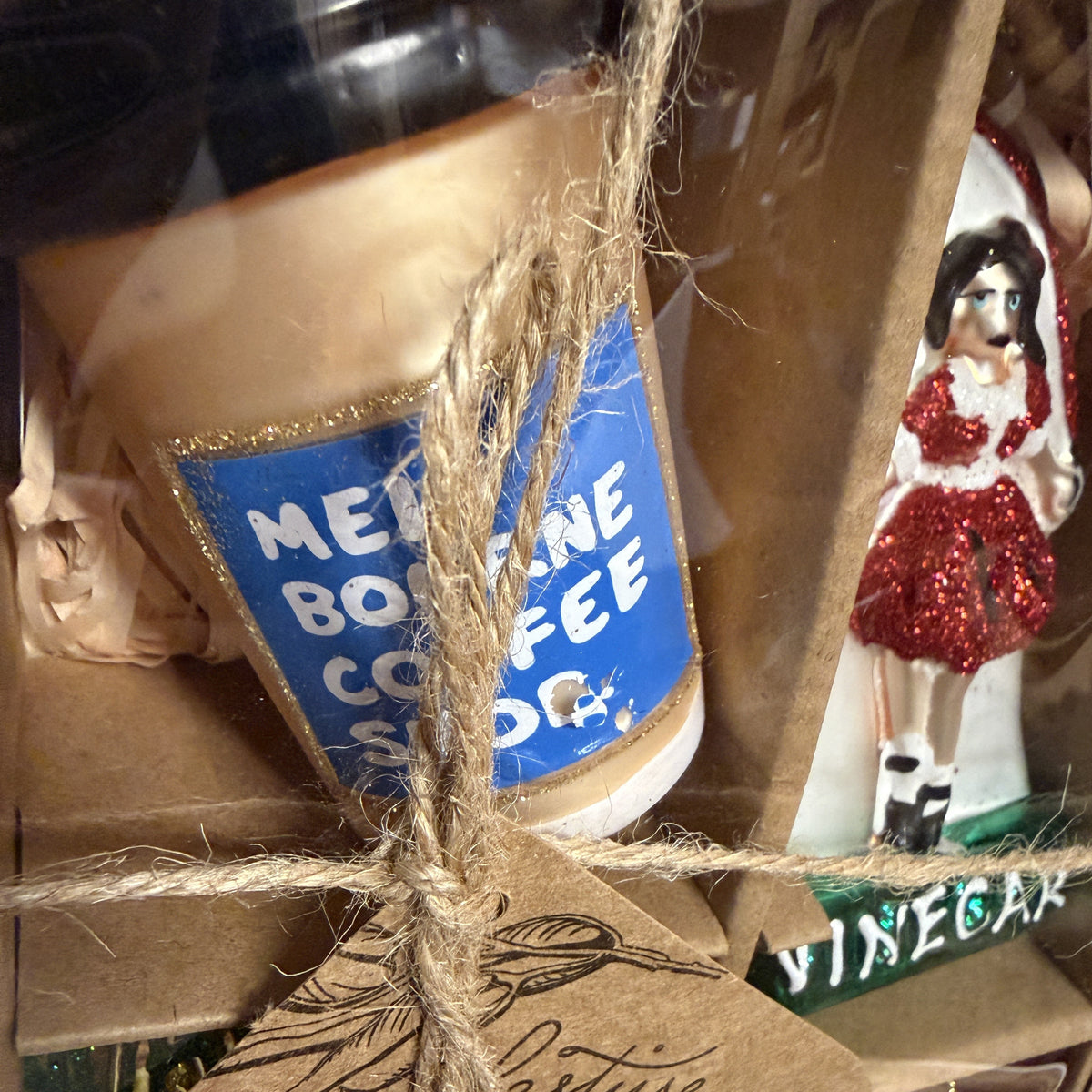 CHRISTMAS GLASS ORNAMENTS -  ICONIC MELBOURNE NOT QUITE RIGHT