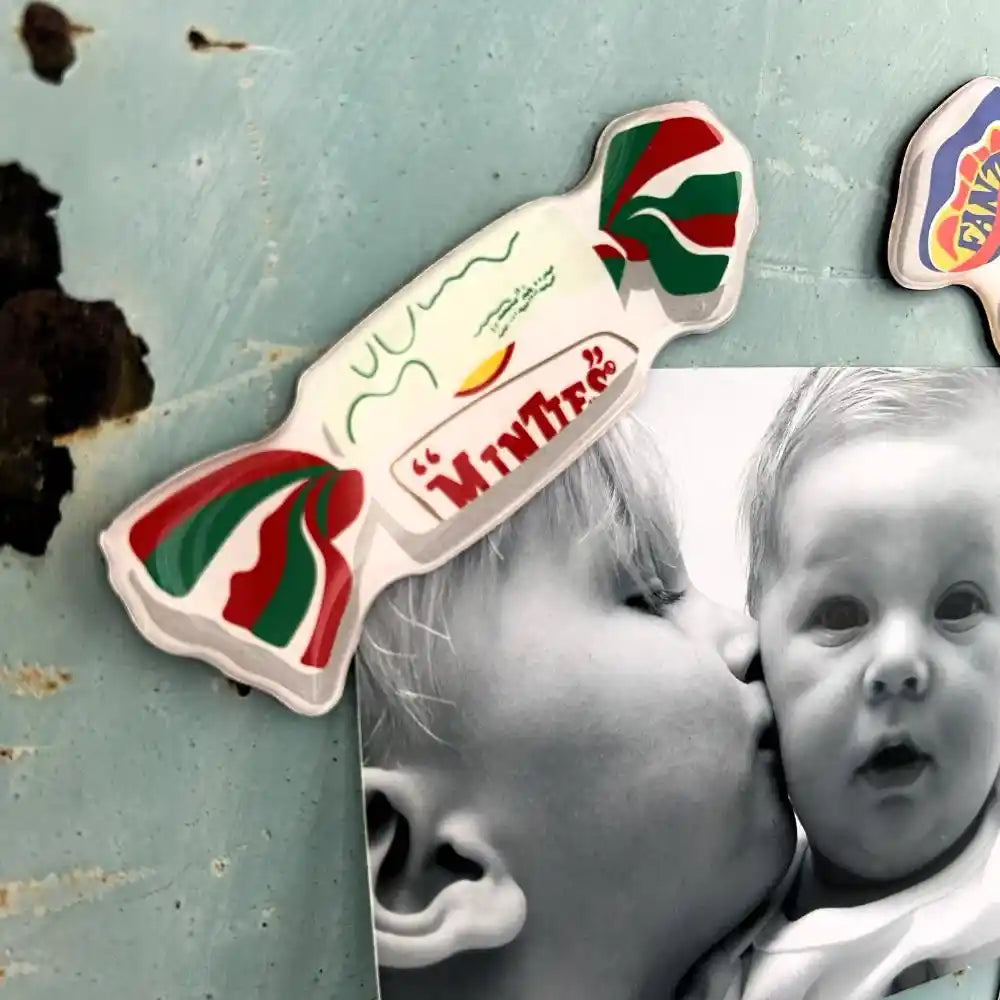 Minties Candy Magnet – Retro Australian Sweets Fridge Magnet, Novelty Candy Decor, Cute Kitchen Magnet, Collectible Souvenir Gift, Vintage Confectionery Style Magnet