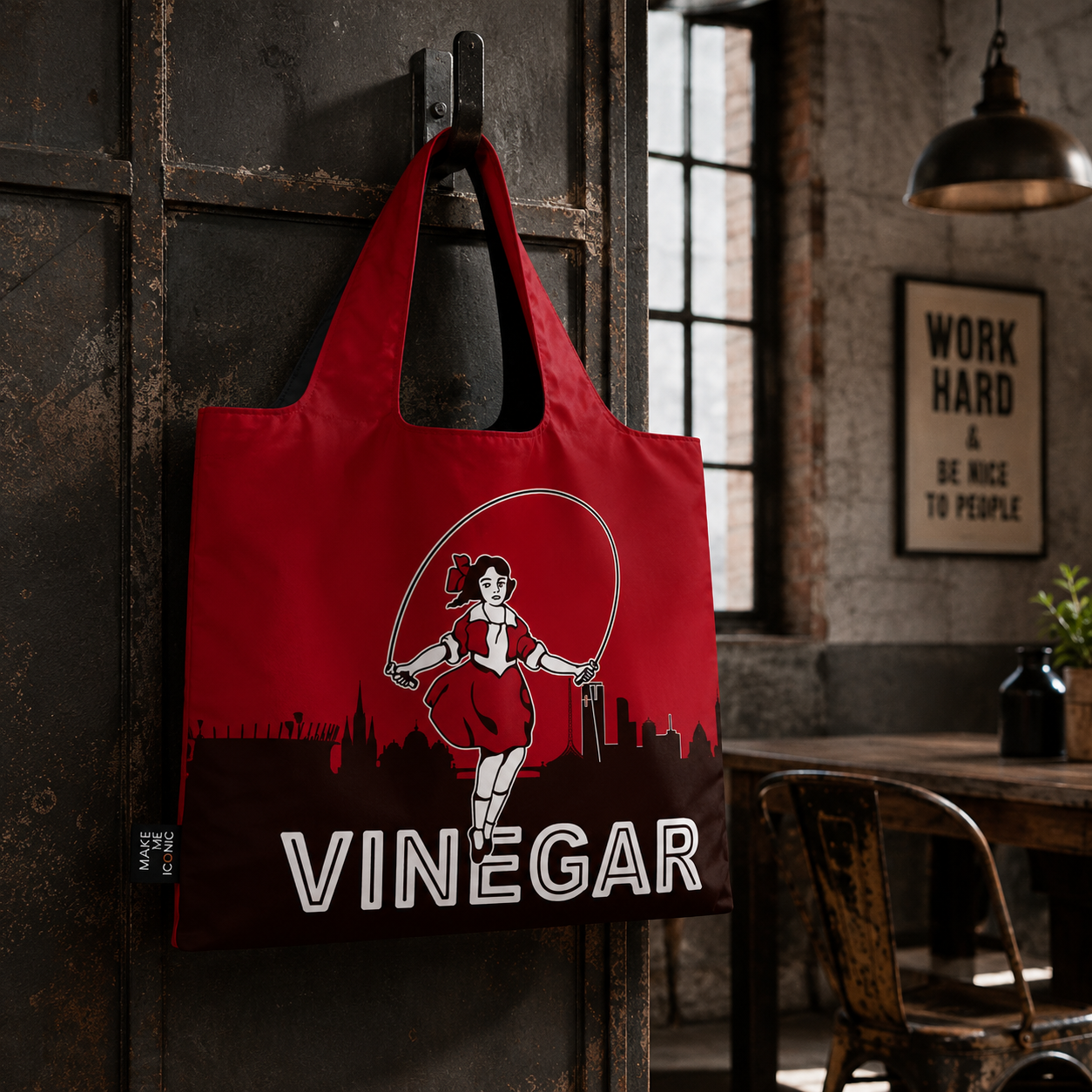 SHOPPING BAG - ICONIC SKIPPING GIRL