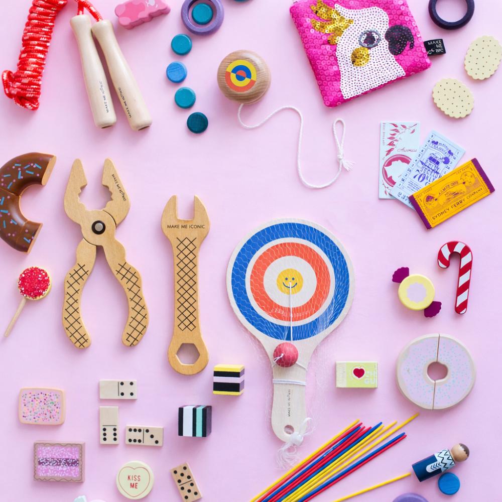 WOODEN TOY -  LOOSE CHANGE SPANNER