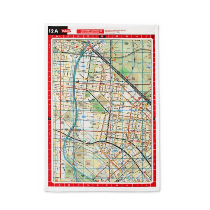 TEA TOWEL - ICONIC MELBOURNE MELWAY