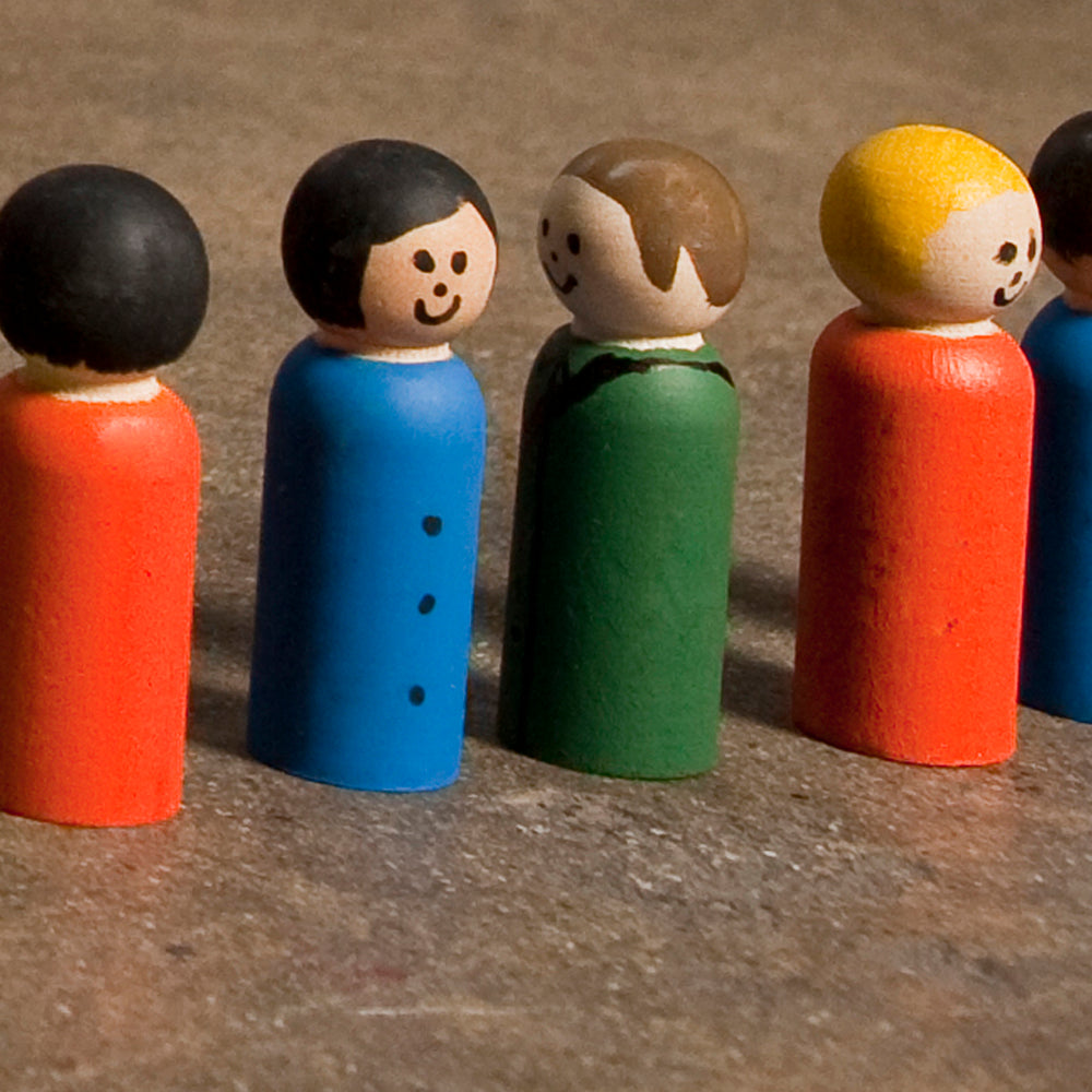WOODEN TOY - ICONIC EXTRA PEOPLE SET OF 14