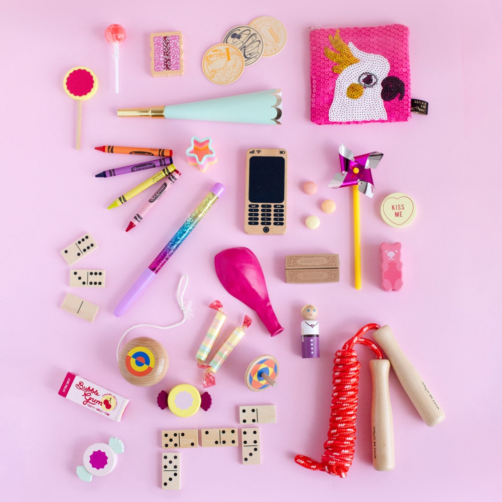 Make Me Iconic wooden toy binoculars with a smooth natural finish, perfectly sized for little hands. Ideal for pretend play adventures like pirate hunts, backyard exploration, or spy missions, encouraging creativity and role-play without screens or batteries.