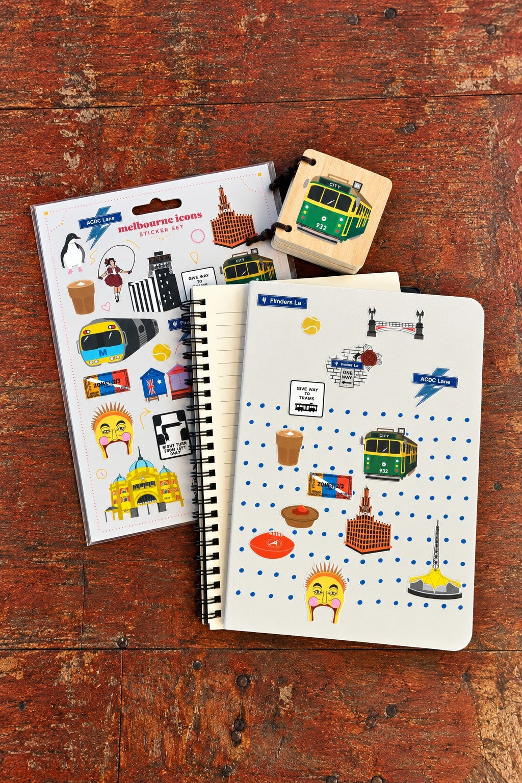 Discover Make Me Iconic, an Australian design brand creating unique Australian gifts, wooden toys, educational puzzles and nostalgic homewares. Shop our colourful collection of Melbourne souvenirs, wooden trams, pretend play toys, tea towels, fridge magnets, stationery and tote bags. Inspired by iconic Australian places, animals and everyday favourites, our playful designs make perfect gifts for kids, birthdays, Christmas and anyone who loves Australia.
