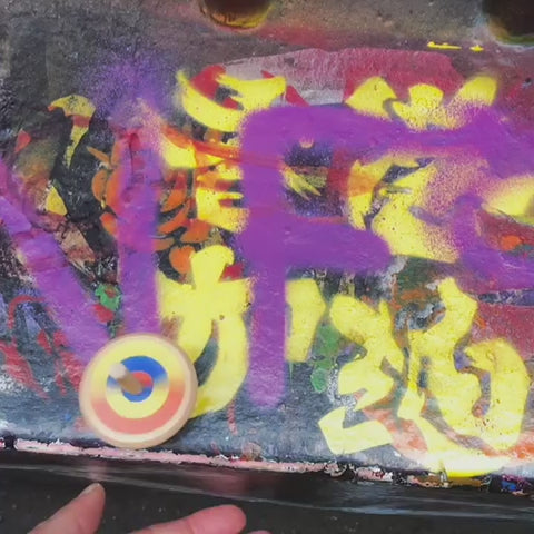 Make Me Iconic wooden toy spinning top in a classic design, crafted from smooth timber and built for endless spinning fun at home. A simple, nostalgic toy that encourages hand-eye coordination and screen-free play.