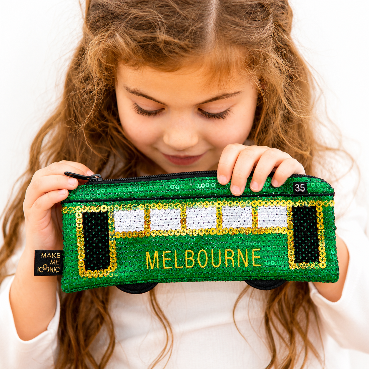 SEQUIN POCKET PURSE - ICONIC TRAM