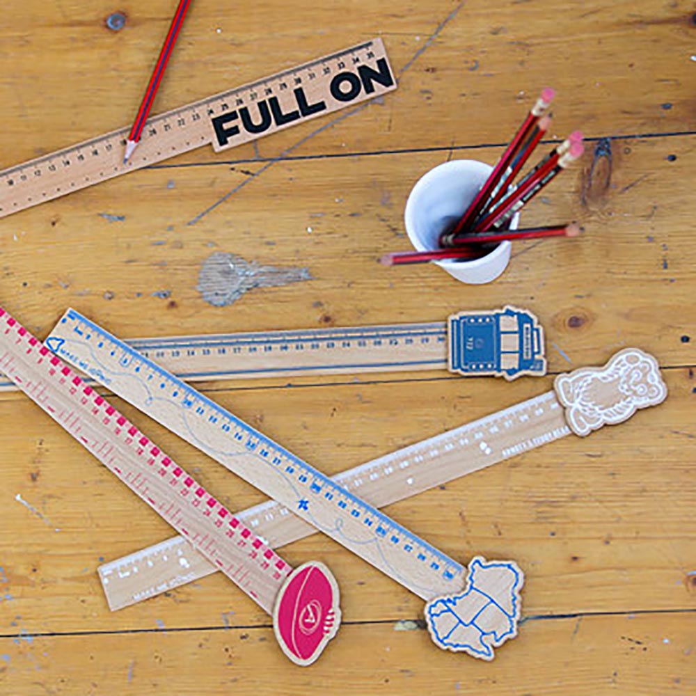 Melbourne Australian gifts souvenirs ruler full on stationery