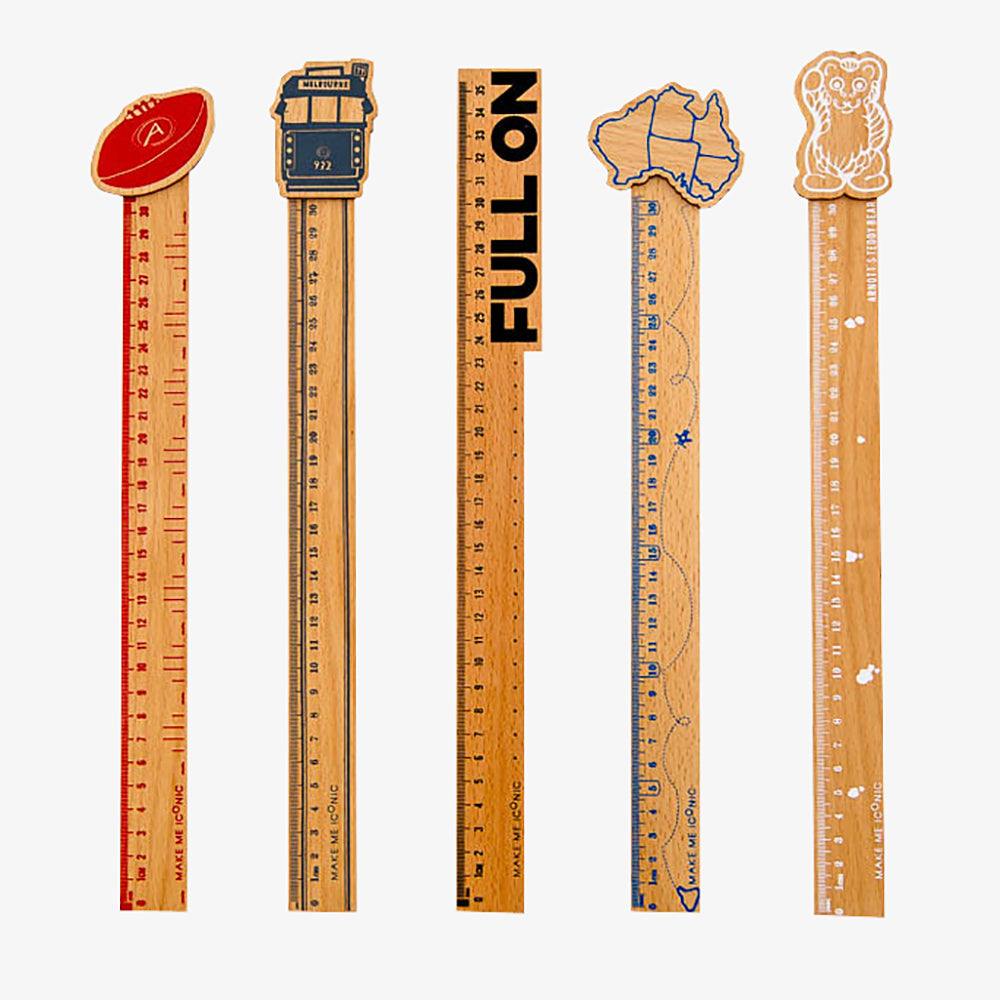 Melbourne Australian gifts souvenirs ruler full on stationery