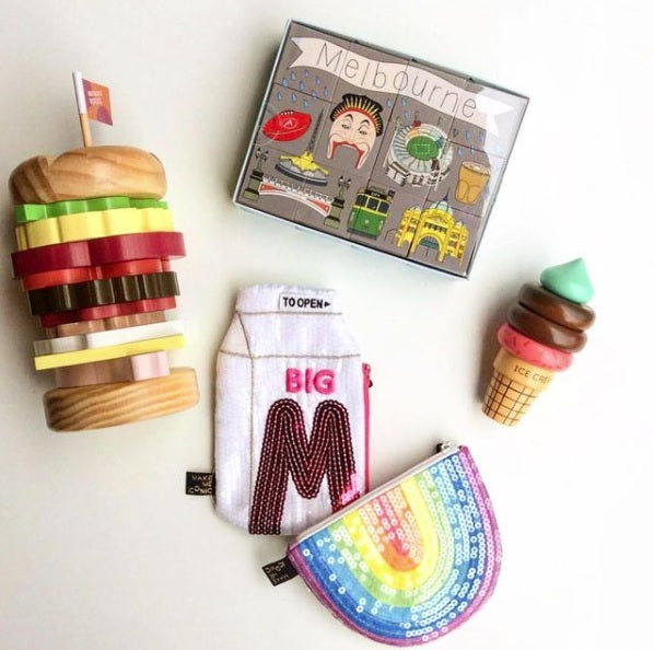 ICONIC SEQUIN PURSE - BIG M