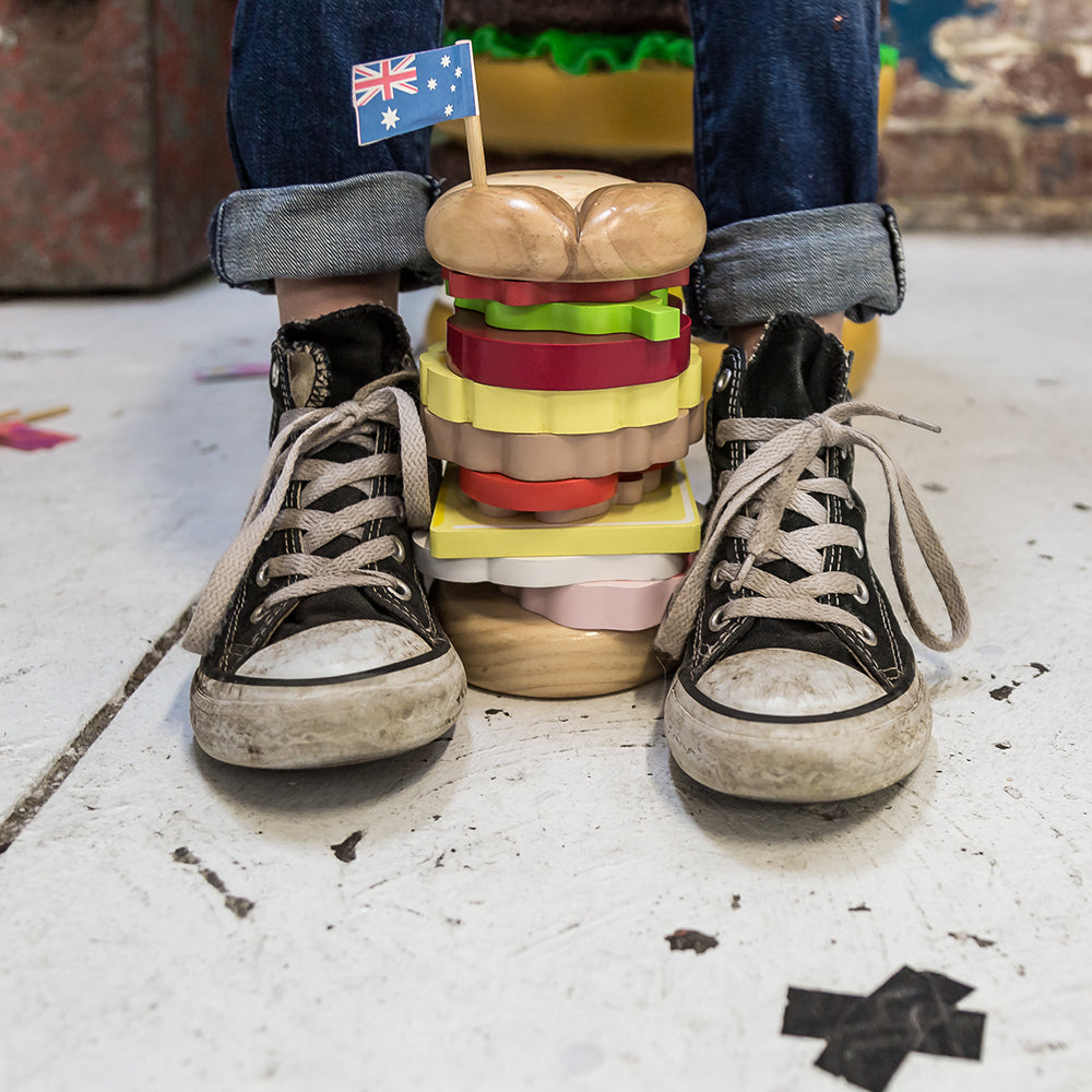 ICONIC TOY - AUSTRALIAN STACKING BURGER