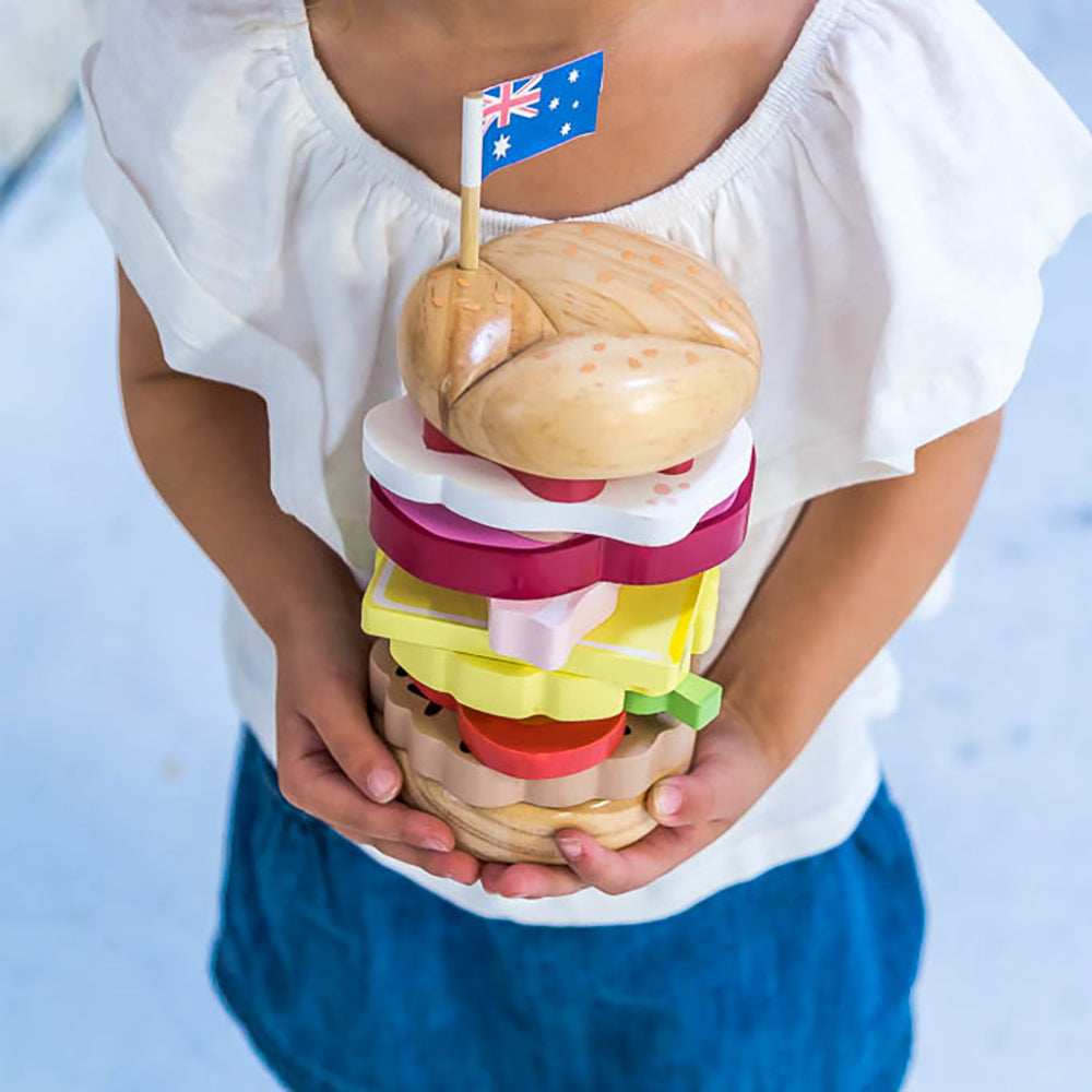 ICONIC TOY - AUSTRALIAN STACKING BURGER