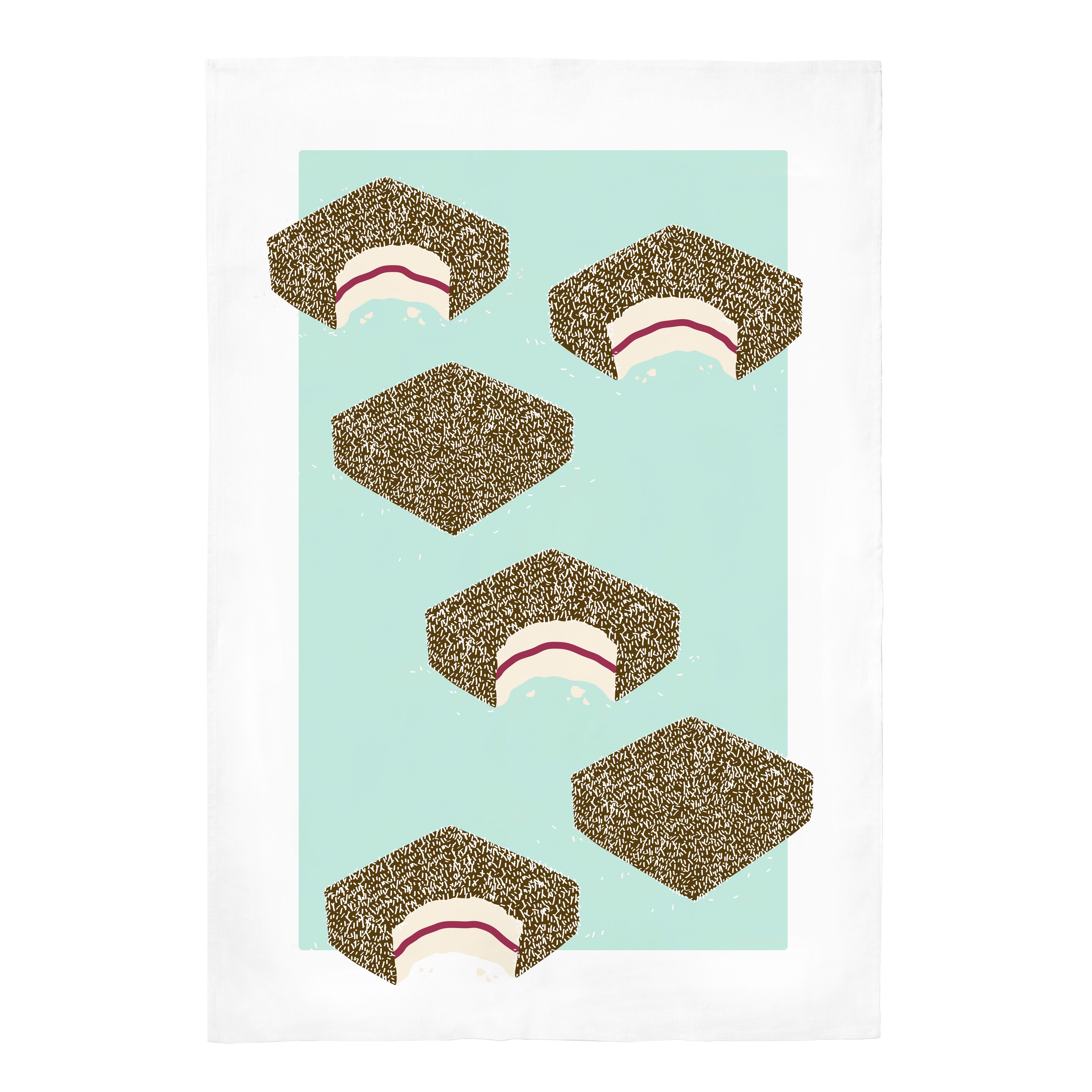 ICONIC TEA TOWEL - LAMINGTON