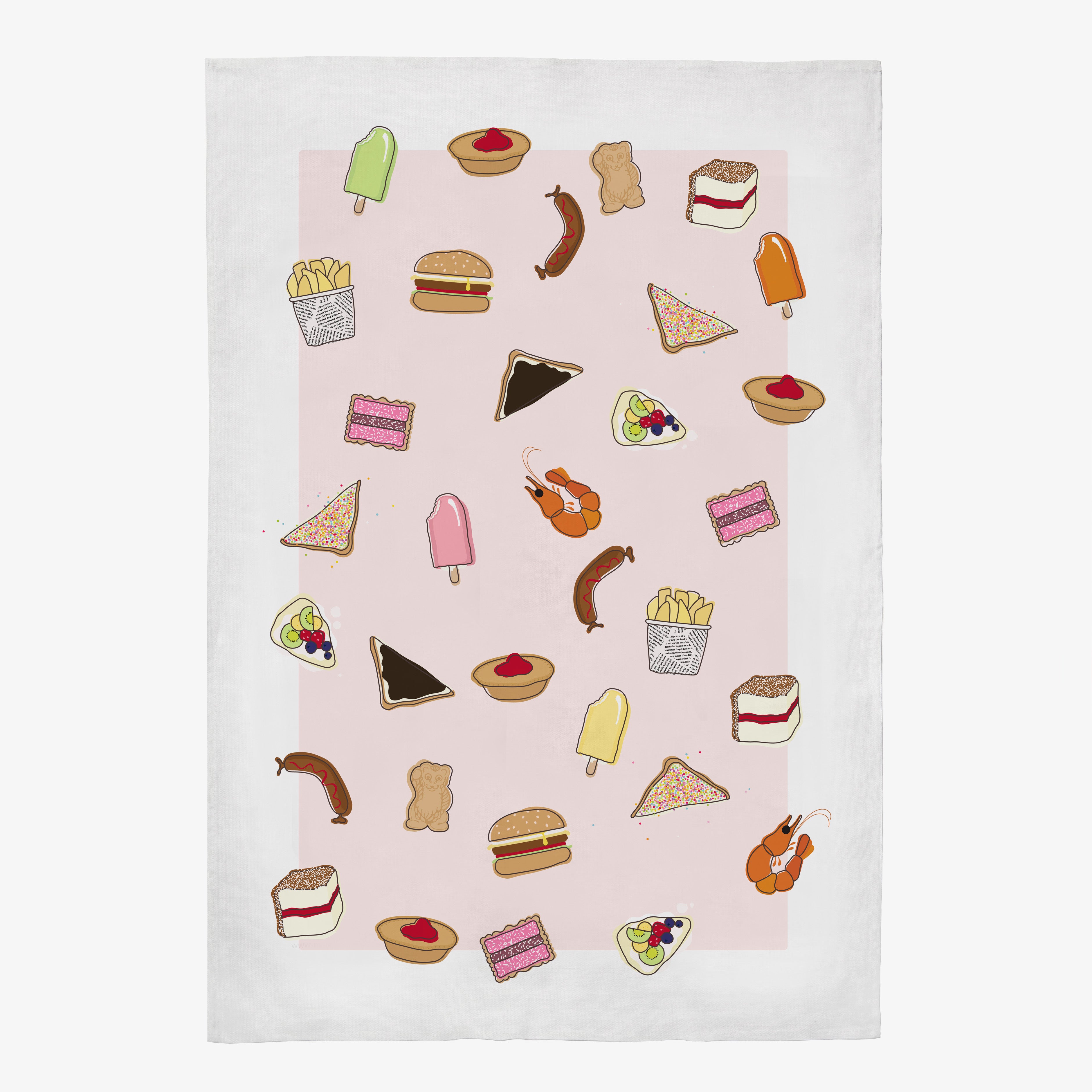 ICONIC TEA TOWEL - AUSSIE FOODS